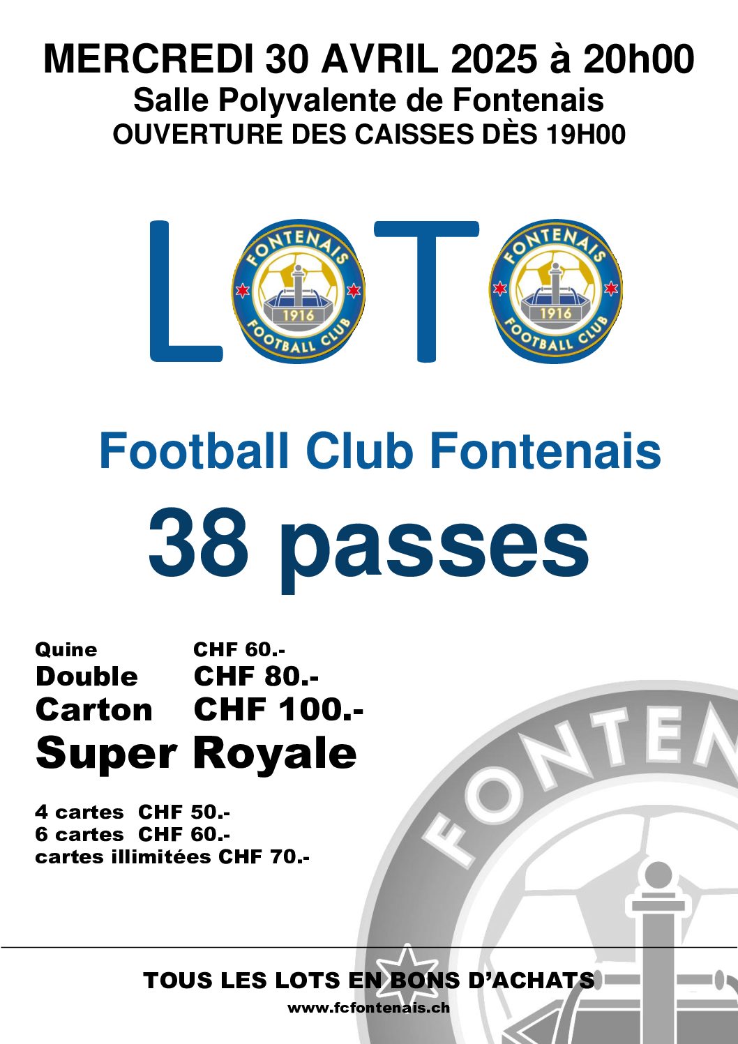 LOTO DU FCF