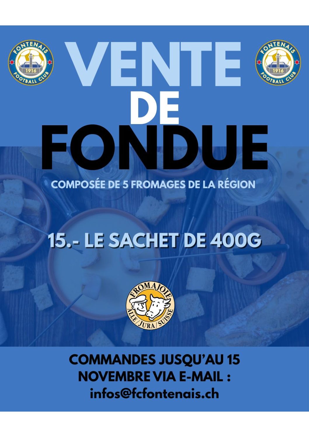 vente de fondue au fromage