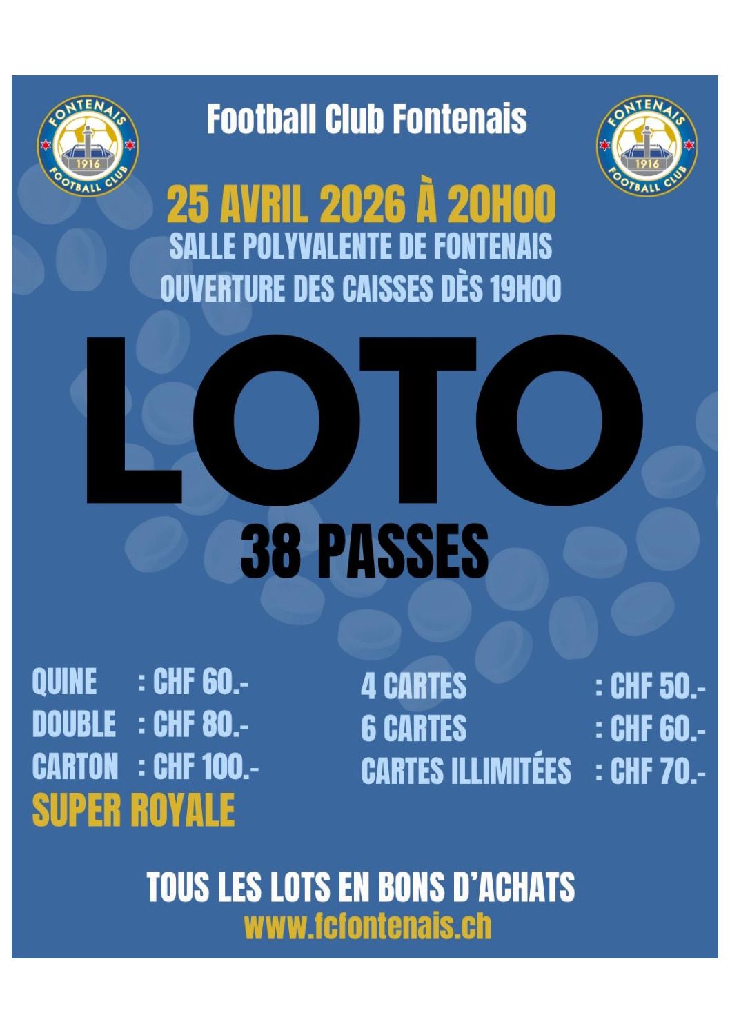 FCF LOTO DU 25.04.26